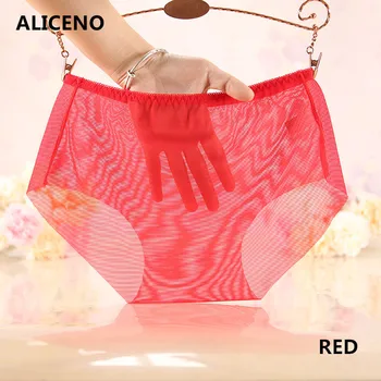 

20 Pcs Seamless Breathable Ultrathin Woman Mid Waist Panties Underwear Transparent Briefs Plus Size HP803