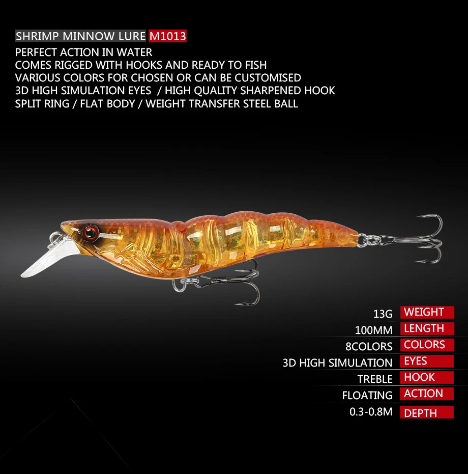 Fishing Wobblers Wobbler Lures Wobblers Fishing Lure Head Fishing Lure River Minnow Se Uelos De Pesca Minnow Wobblers Shrimp