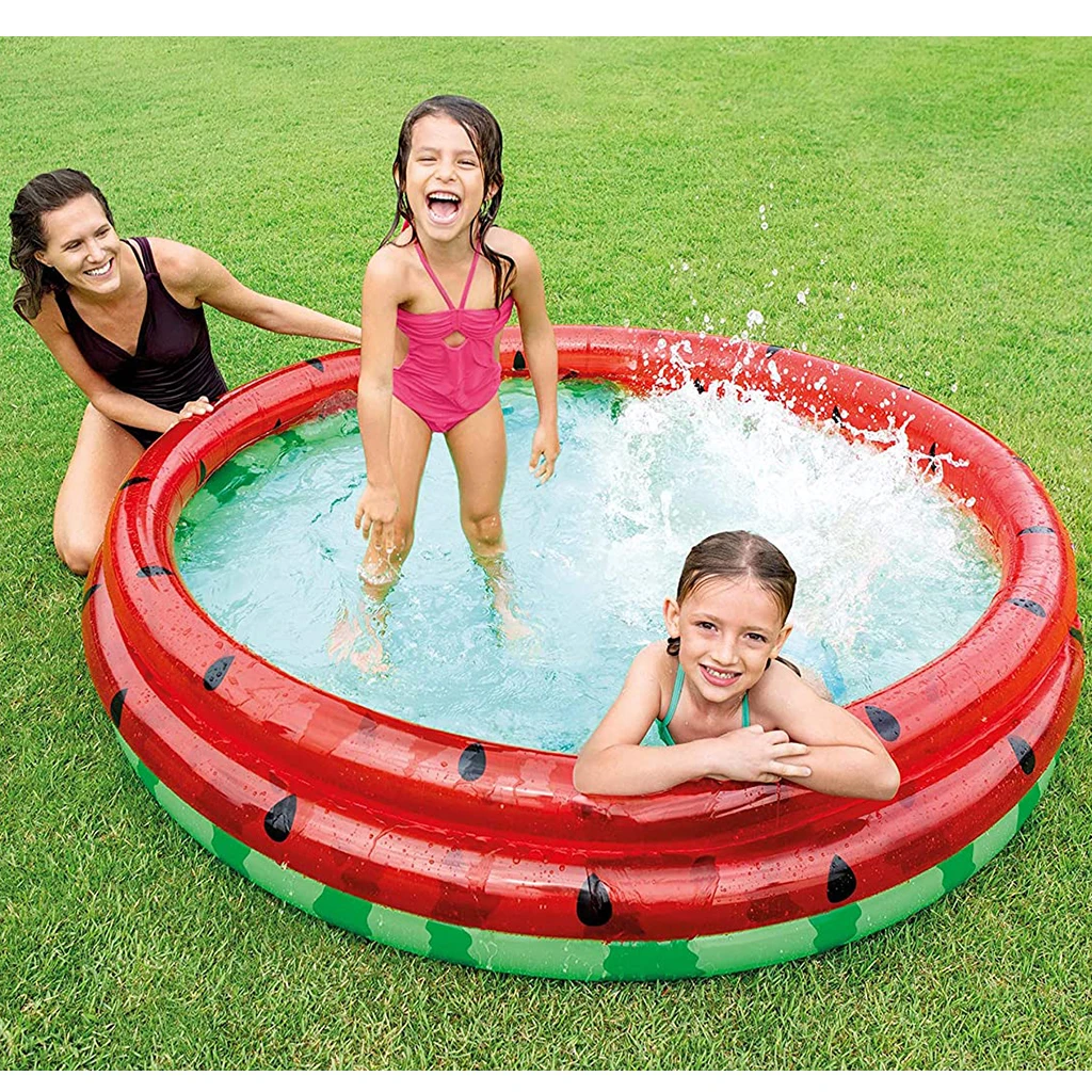 Children Paddling Pool Garden Outdoor Yard Water Fun Inflatables Swimming Tub