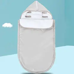 Зимний Теплый детский спальный мешок для новорожденных, мягкий спальный мешок для коляски, водонепроницаемый спальный мешок для малышей