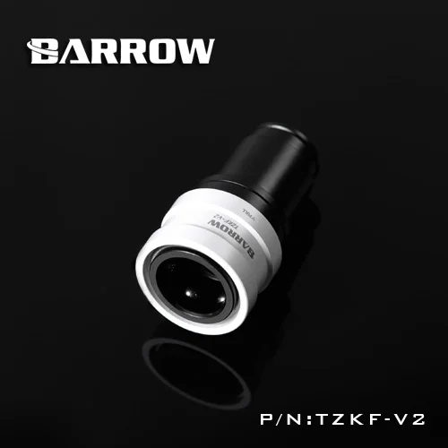Online Barrow männlichen zu weiblichen schwarz silber bold wasser kühlung messing armaturen dichtung up lock schnell stecker stop wasser 1 set TZKMF V2