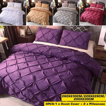 

NEW Bedding Set of Duvet Cover Bed Sheet Pillowcases Single Double Full Queen King Size Duvet Cover Bed Sheet Sets Bed Set