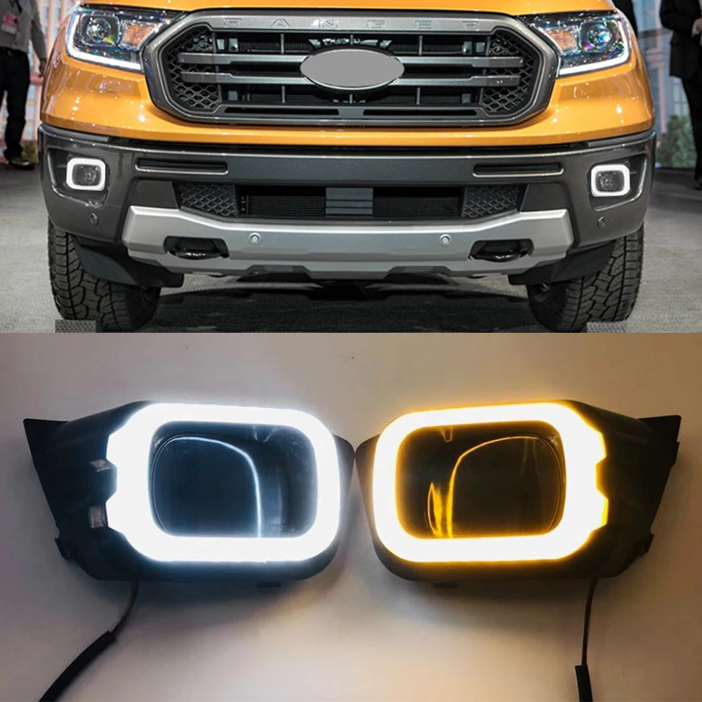 2 предмета в комплекте для Ford Ranger 2019 2020 светодиодный дневные ходовые огни
