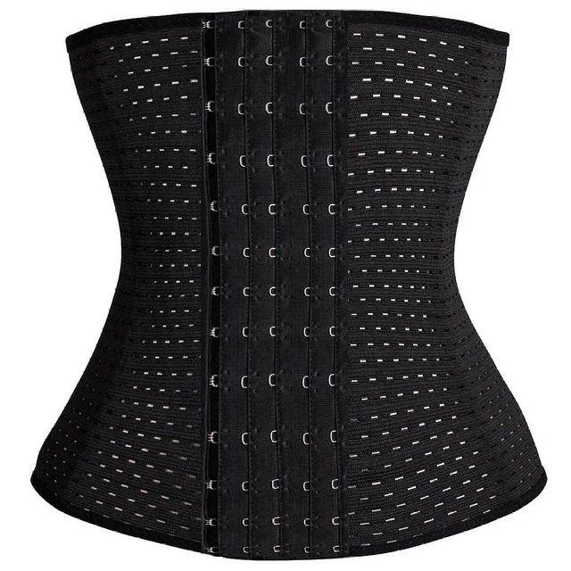 backless shapewear Fajas Mesh Waist Trainer Cincher Belt Steel Boned Band Body Building Shaper Women Slim Sheath Modeling Strap Corset Plus Size shapewear for tummy Shapewear