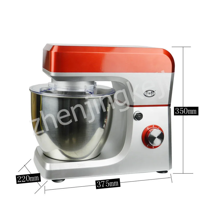 Egg Stirring Kneading Mixer 1200W Home 110V Voltage 6.5L Commercial Chef flour Mixer Food Mixer Stir Tools