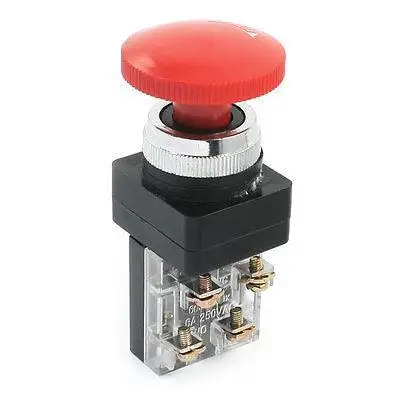 

Spare Parts Electric NO NC Emergency Stop Latching Mushroom Push Button Switch