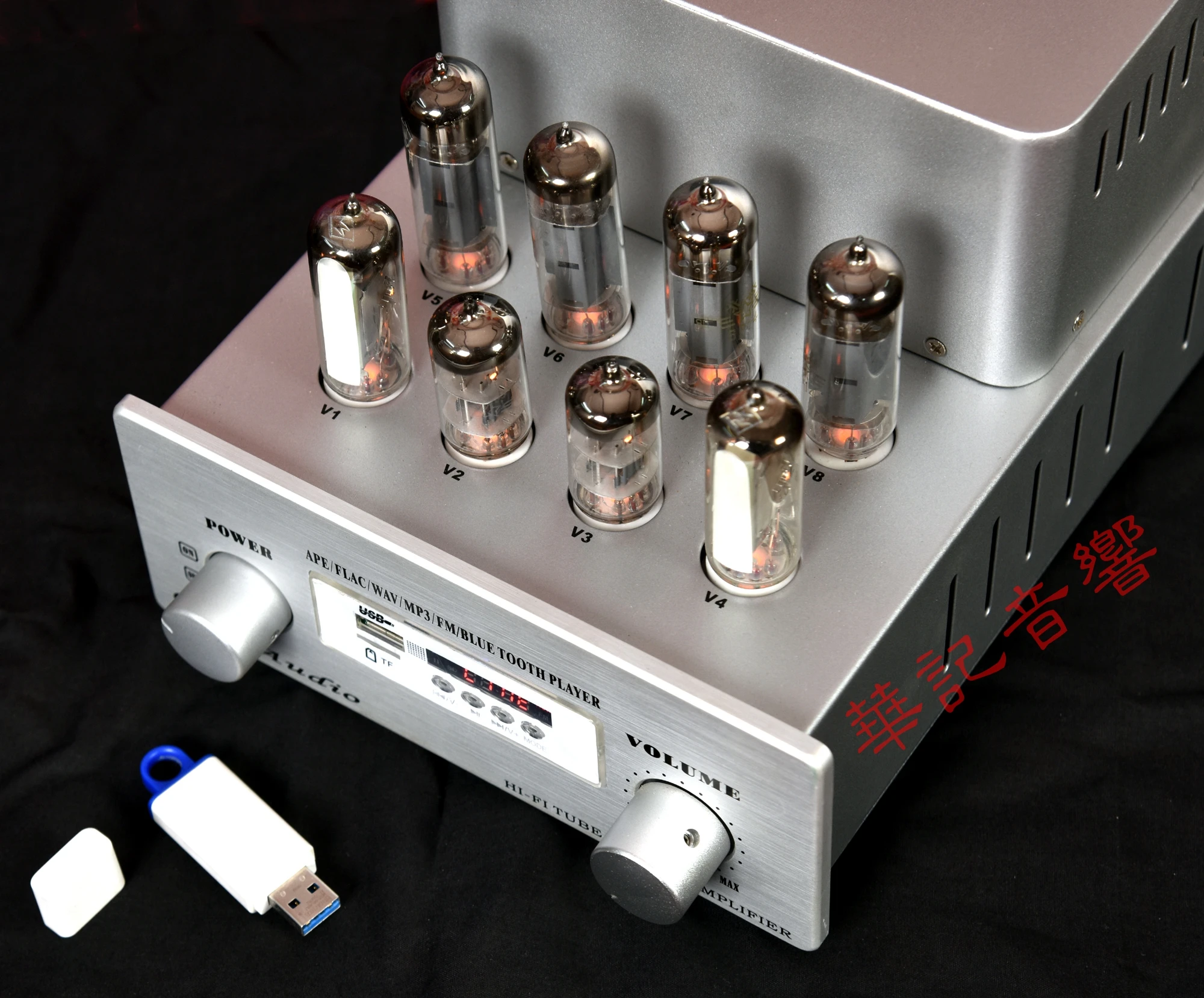 

Latest Tube amplifier power amplifier Class AB ST-6P14/EL84PP 2*13W stereo push-pull combined tube tube amplifier with player