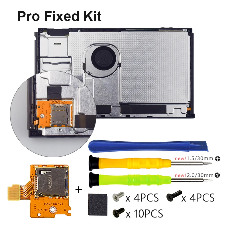 Pro fixed kit Дата лягушка Micro SD карта слот для nintendo переключатель NS TF SD гнездо для карты памяти доска Замена для nintendo Переключатель консоли - Цвет: Pro fixed kit