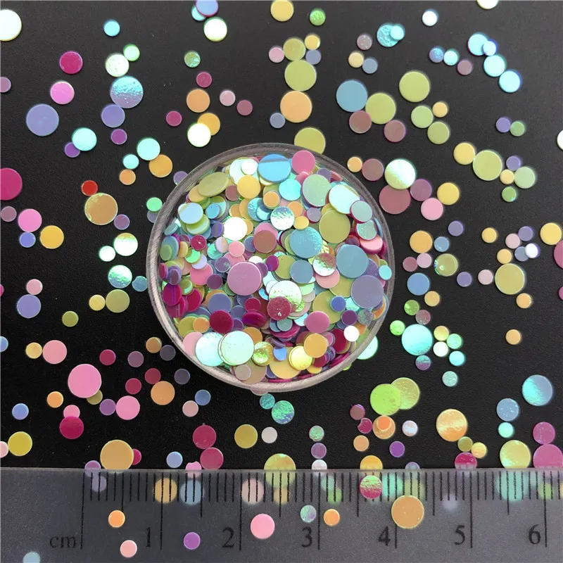 30g 2mm 3mm 4mm Dot Loose Sequins Glitter Paillettes For DIY Nail Craft,Craft Filler, Wedding Decoration confetti
