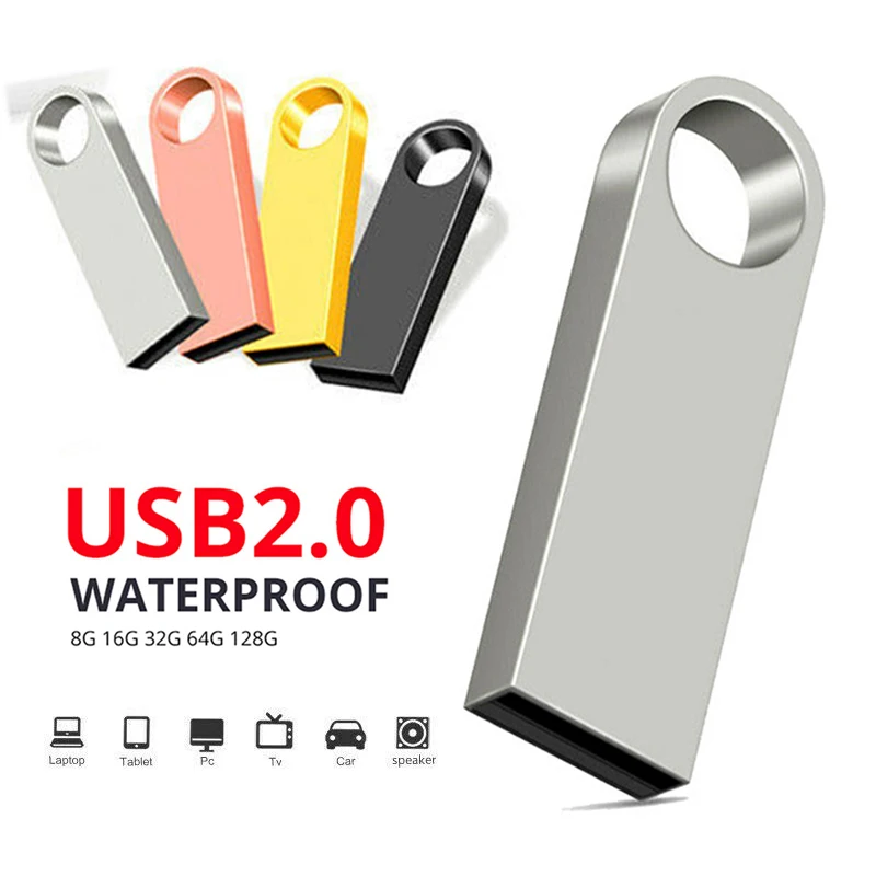Внешний накопитель для компьютера, 1 шт., мини флеш-диск USB 2,0, 1 T/32 GB, большой объем, u-диск, накопитель, флешка