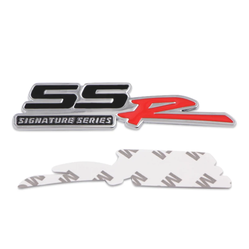 Автомобильные аксессуары 3D из металлического цинкового сплава SSR SS R серия подписи значок в виде буквы Автомобильная наклейка с эмблемой Авто тело задняя наклейка на багажник стиль