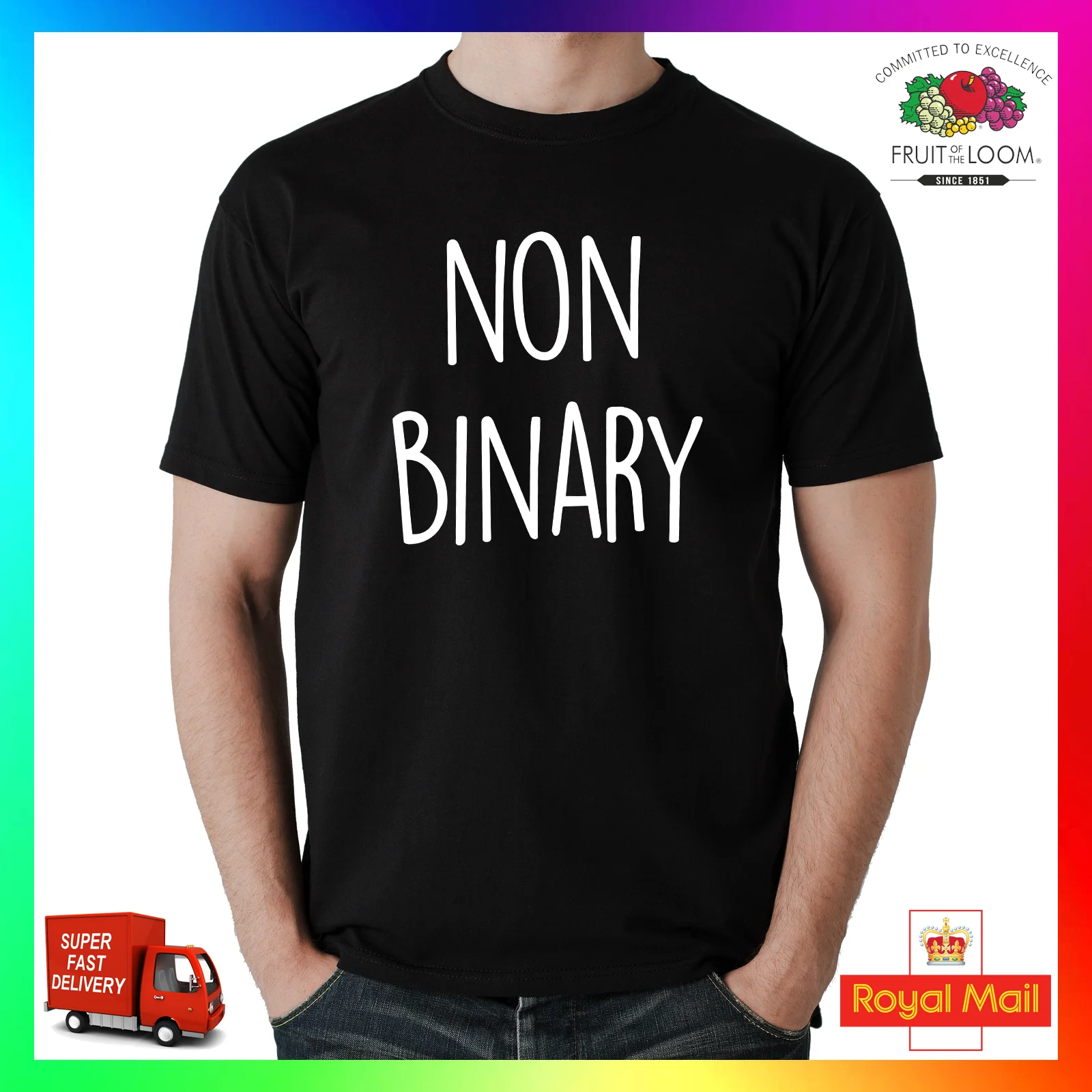 

Non Binary T-shirt Tee TShirt Activist Rights Trans Gender Fluid Male Female Short Sleeve Tee Shirt Free Shipping cheap wholesal