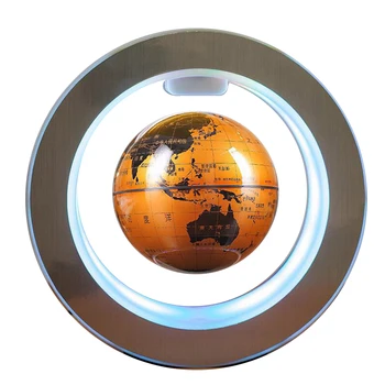 

Led Desktop Earth World Map 4 Inch Office Illuminated Home Gift Anti-gravity Auto Rotating Magnetic Levitation Floating Globe