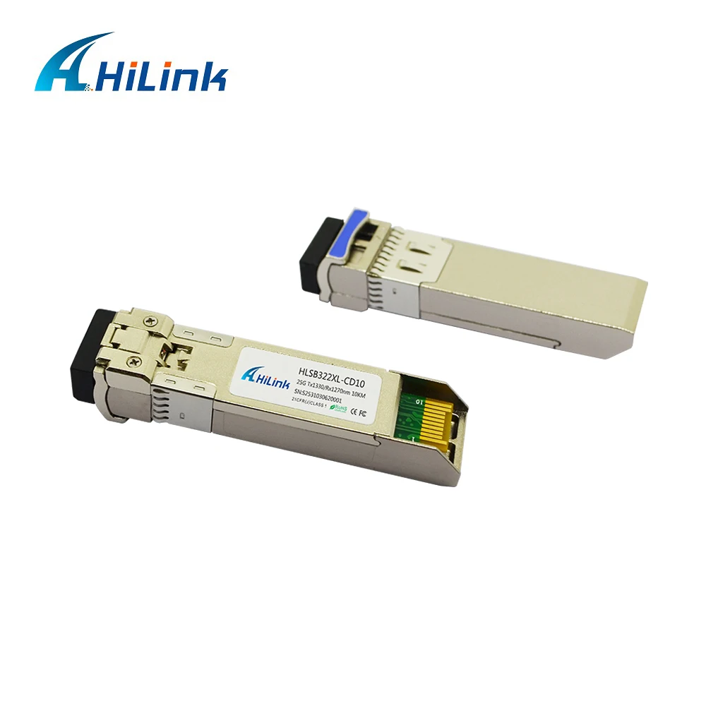 fiber optic quick connector Free shipping! Compatible 25G SFP28 BiDi Tx1330/Rx1270nm 10km Optical Module dual band router