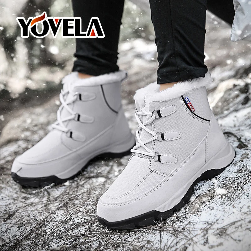 Fashion Women Boots Waterproof Winter Shoes Women Snow Boots Platform ...