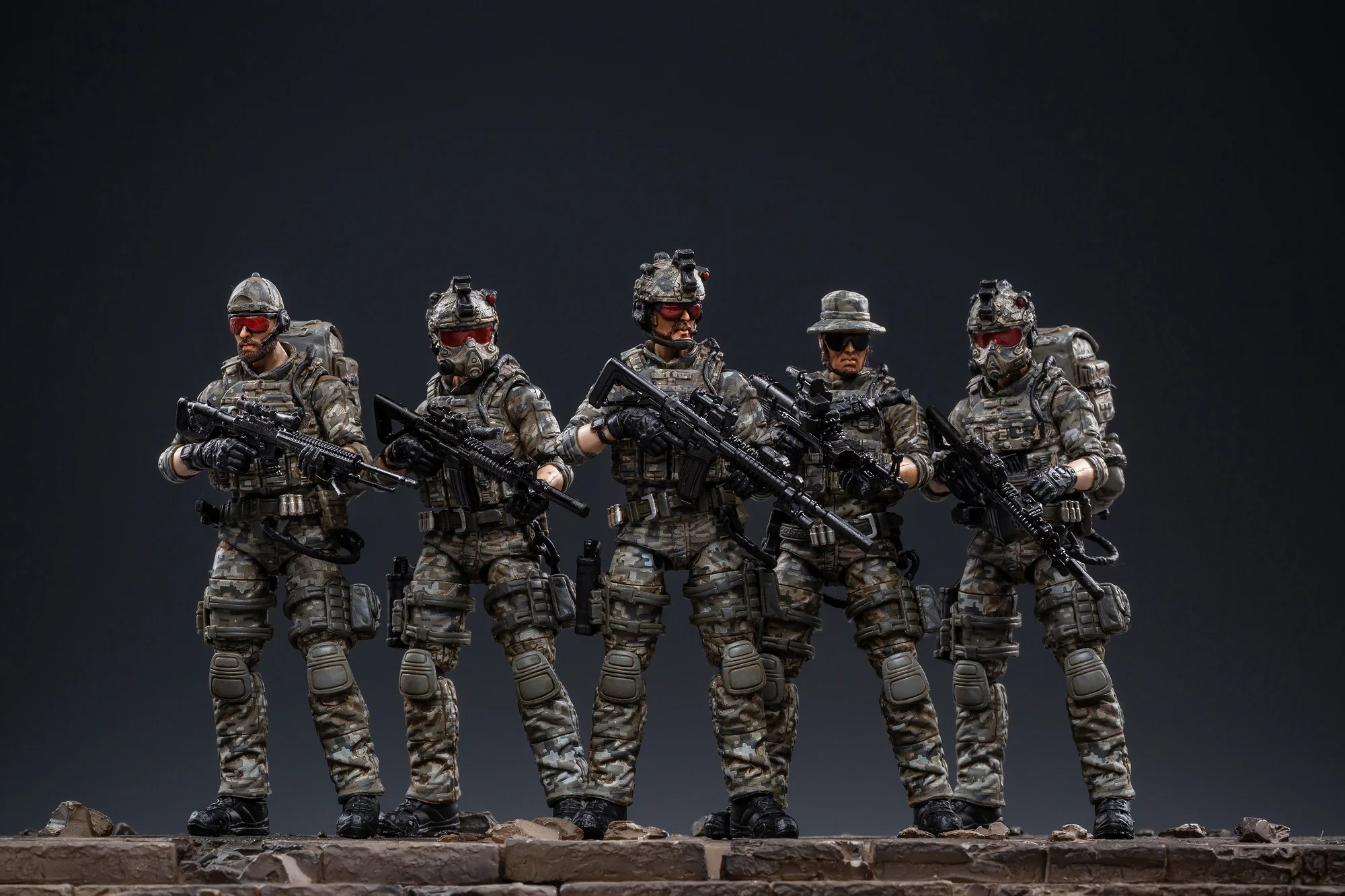 Новая игрушка 1/18, фигурки морской пехоты США USMC, модель, кукла, подарок на день рождения/праздник - Цвет: A-5 figures