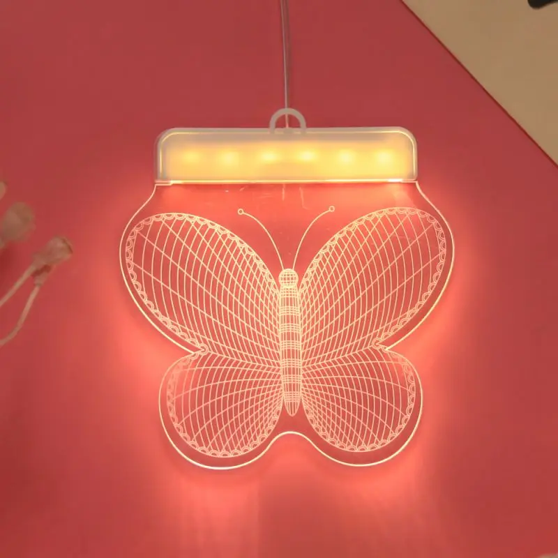 3D ночник светодиодный светильник многоцветный Декор для спальни Дети Рождественский подарок игрушки для спальни дети домашняя атмосфера