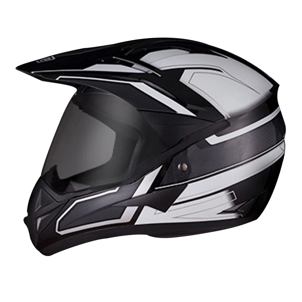 BYE мотоциклетный шлем для мотокросса крушение мотоциклетный гоночный Мото шлем Байкер Полный лицевой шлем ECE DOT сертификация - Цвет: BYE DP-908-Red