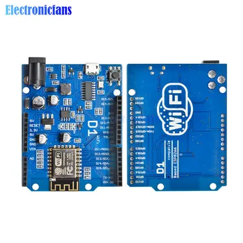 

OTA WeMos D1 CH340 WiFi Wireless Development Board ESP8266 ESP-12E IDE UNO R3 ONE For ARDUINO Compatible Drive Module 1A 24V