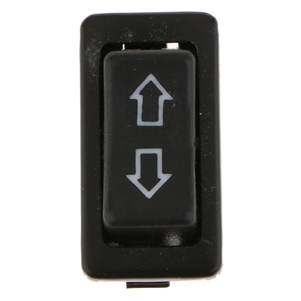 2pc Universal Black 5 Pins Power Window Door Electric Switch Control for Car