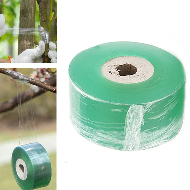 1 Tekercs / 2Cmx100M Oltás Film Oltó Szalagkert Szerszámok Gyümölcsfa Secateurs Ágazat Ág Kertészeti Kötés Öv Nyakkendője - Image 3
