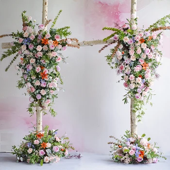

Artificial Flower Arch Flower Art Wedding Film Building Arch Photography Projects Decorative Fake Flowers