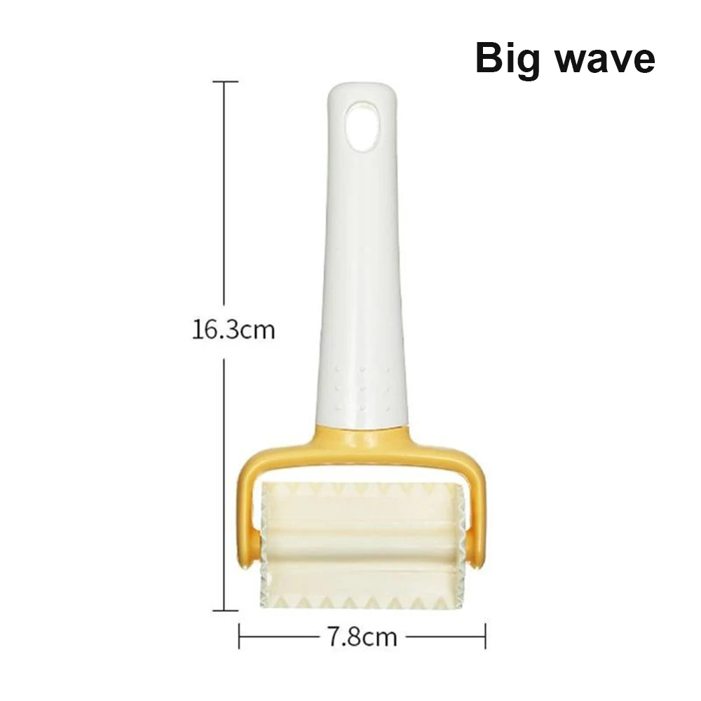 big wave 1 шт. завальцовки теста формочки для печенья Круглый/квадратный рулон слайсер резак для печенья для выпечки кондитерских изделий кухонные аксессуары - Цвет: big wave