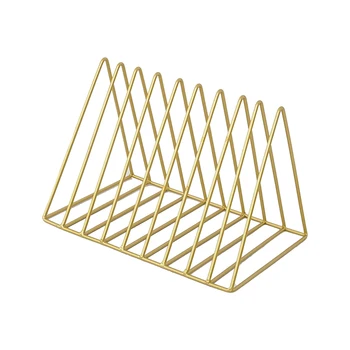 

Nordic desktop simple wrought iron bookshelf simple magazine storage rack