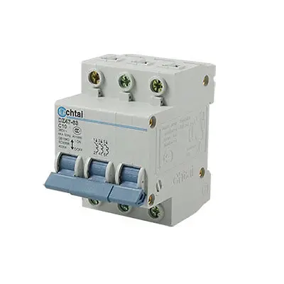 

DZ47-63 10A 3 Pole Overload Protection Mini Circuit Breaker