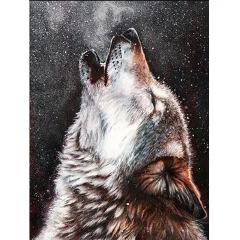 

Diy 5d Diamond Painting Wolf Diamond Embroidery Animals Pattern Picture Of Rhinestones Diamond Mosaic Cross Stitch Patterns Sets