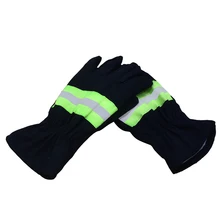 Противопожарные перчатки огнеупорные перчатки огнеупорное оборудование термостойкие огнезащитные перчатки со светоотражающей лентой кухонные перчатки