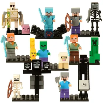 

2020 new toys 32 style Cube world building block doll figurines assembled minfigure boys 2-18years old compatible