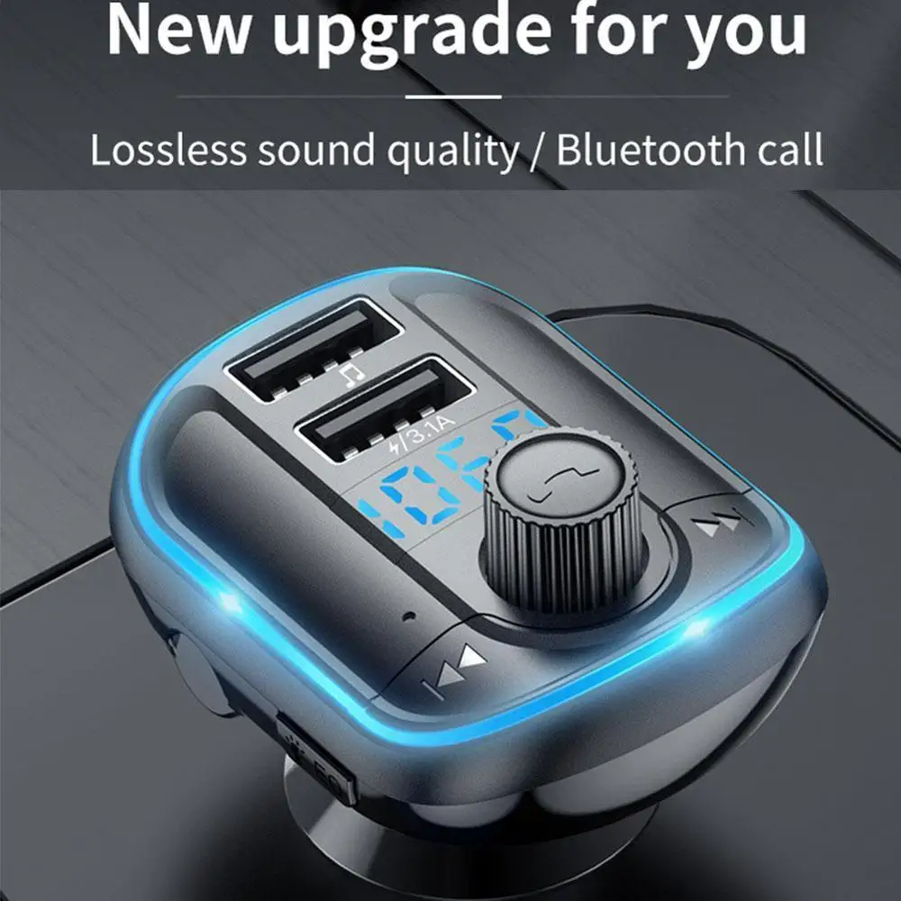 Автомобильный MP3 плеер FM передатчик Bluetooth гарнитура автомобильный комплект