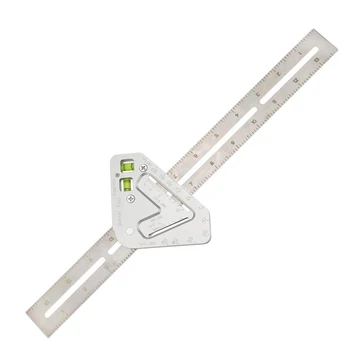 

Woodworking Measuring Tool Multi-Function Protractor Carpenter Tool Angle Ruler Practical Roof Revolutionizing Carpentry Utensil