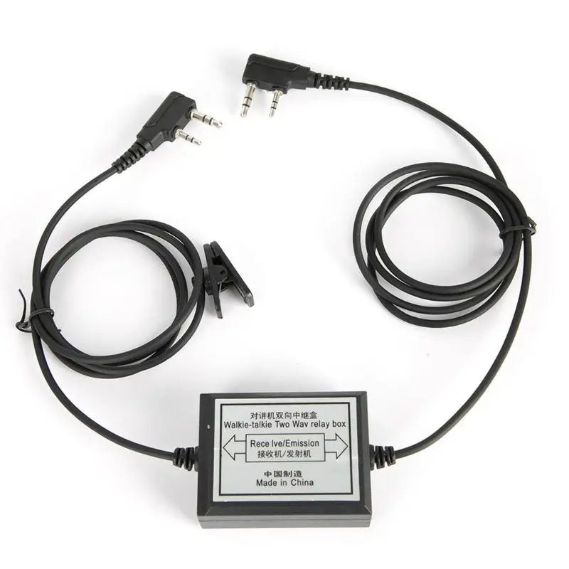 

RPT-2K Two Way Relay Walkie Talkie Repeater Box For Two Handheld Radio Baofeng Wouxun Puxing K Port