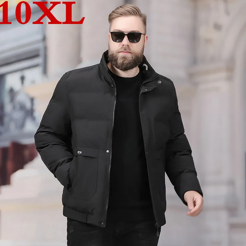 

plus size 8XL 7XL Winter Jacket Men Parker coat Thick Warm Top Quality Windproof Zipper Clothes For Men Fashion Winter Coats