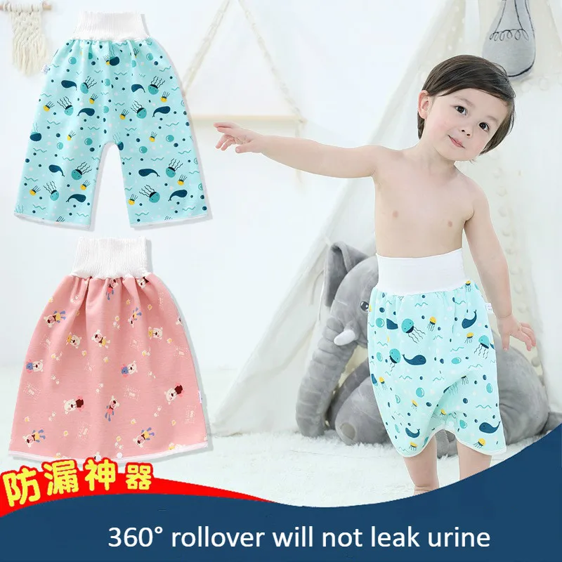 Diaper-Skirt Training-Pants Washable Baby Waterproof Cotton And Artifact Nocturia Children