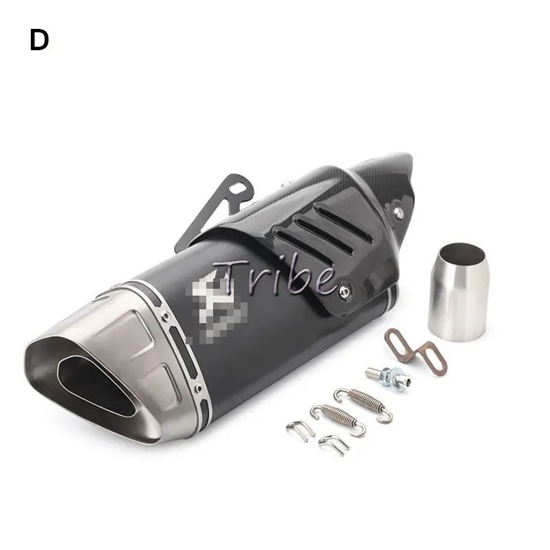 Универсальный 51 мм Escape Moto Akrapovic выхлопная труба мотоцикла для мотокросса глушитель Pitbike для Z900 msx 125 Ninja250 ltz 400 xt 600