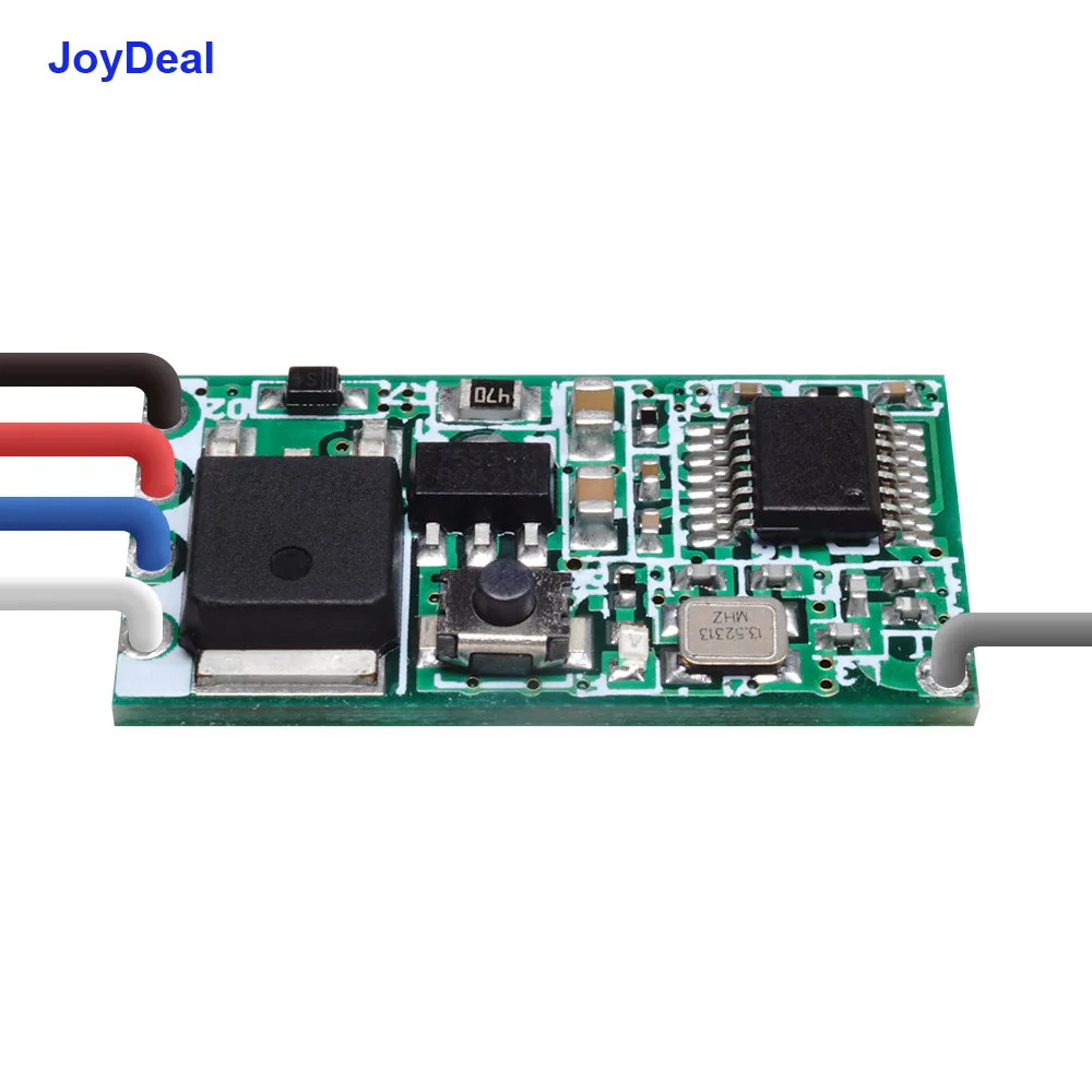 433 МГц, постоянный ток, 10 в, 12 В, 24 В, 1CH, беспроводной пульт дистанционного управления, радиочастотный приемник, контроллер, мини-модуль, светодиодное освещение, настенная панель, выключатель питания