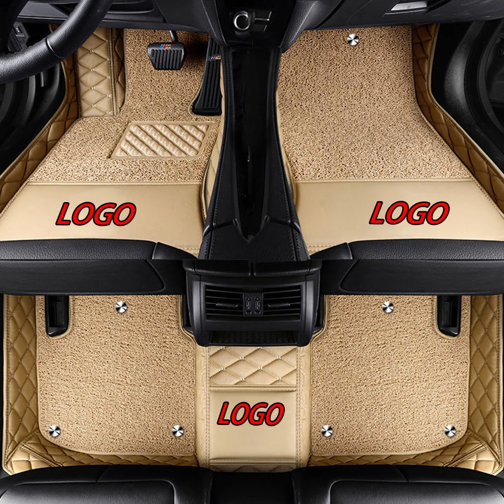

Car floor mats with Logo/Brand Logo for BMW 3/4/5/6/7 Series GT M3 X3 X4 X5 X6 Z4 5D car-styling all weather carpet floor liner