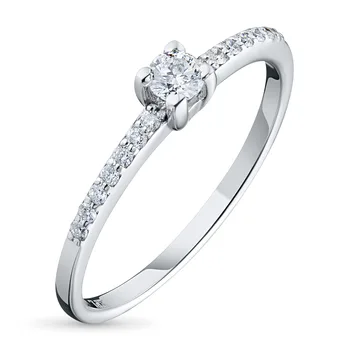 

Ring in white gold with diamonds e0901kts05150200