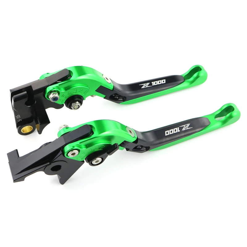 Для KAWASAKI Z1000 2007 2008 2009 2010 2012 2013 Складная Выдвижная Регулируемая ручки тормоза и сцепления, обработанные на станке с ЧПУ
