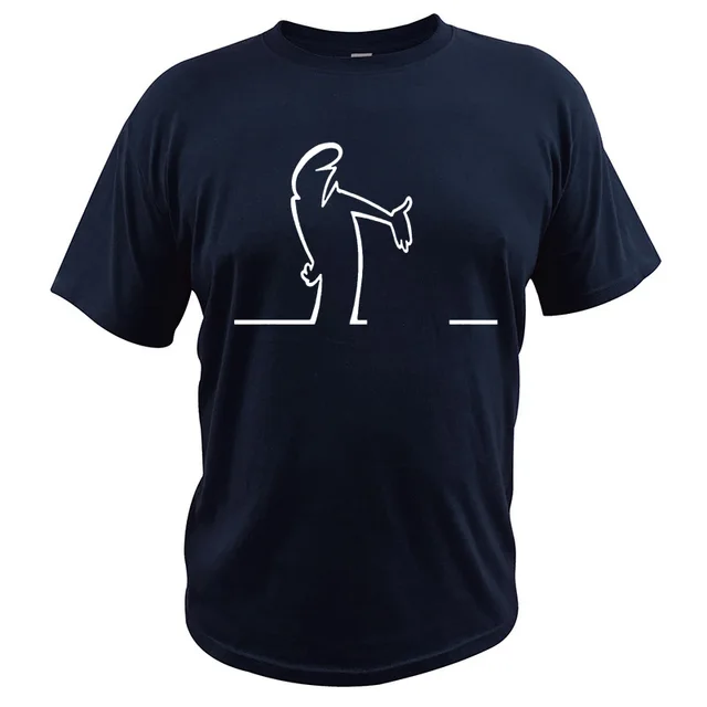 Great Space Coaster T Shirt Balum La Linea Funny Graphic Tshirt 100% Cotton Comfortable Premium Camisetas Navy Blue 1