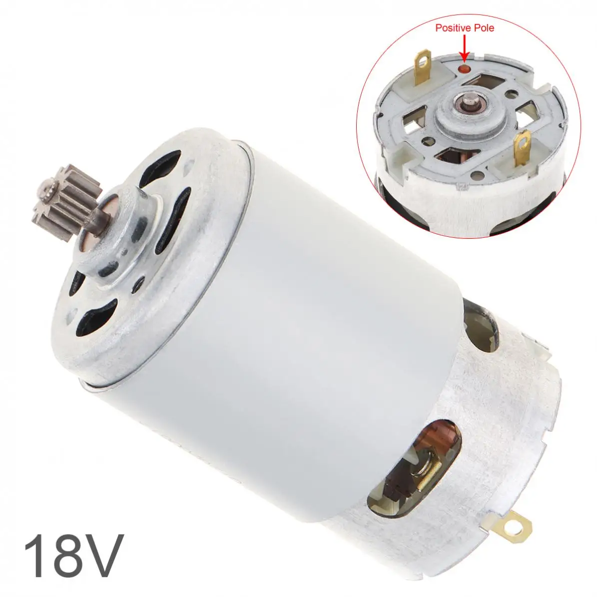 Motor dc com Caixa de Engrenagens de Alto Torque Broca de Carga sem Fio Chave de Fenda Velocidades 11 Dentes Rs550 18v 27500 Rpm
