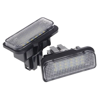 

2 Pcs No Error 18 LED SMD License Plate Light For Benz W203 W211 W219 R171 New