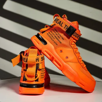 

Men Sneakers Man Casual Shoes Breathable Lightweight High Top Men's Spring Summer Air Mesh Shoes Tide Shoes Hot Sale Big Size 45