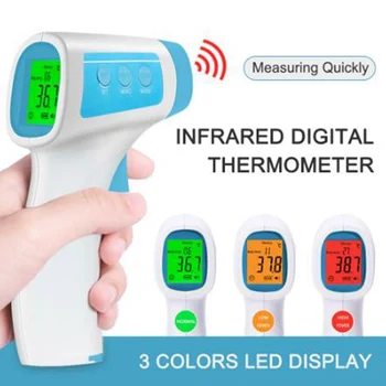 

Termometer Infrared Forehead Body Thermometer Gun Muti-fuction Baby/Adult Digital Non-contact Temperature Measurement Device