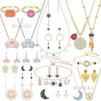 

Original SWA New Pendant Necklace Bracelet Earrings Ring Party Wedding Jewelry Jewelry Gift for Girls and Ladies Free Shipping