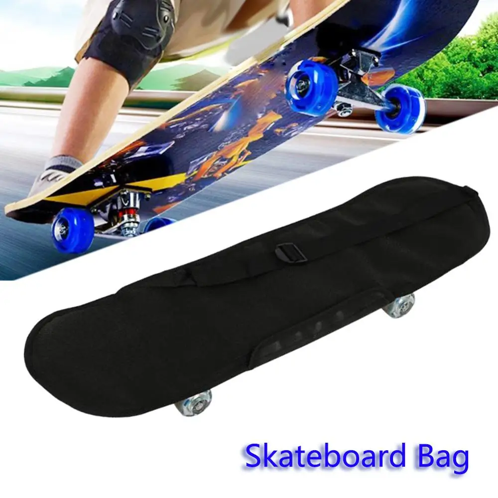 Single Shoulder Skateboard Backpack Cover Portable Longboard Carrying Bag Sport Travel Carry