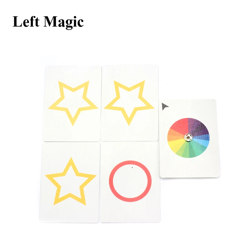 1 комплект вращающаяся ESP карта предсказание волшебные фокусы для сценического искусства реквизит Иллюзия аксессуары волшебник магии необычная комедия ментализм игрушка